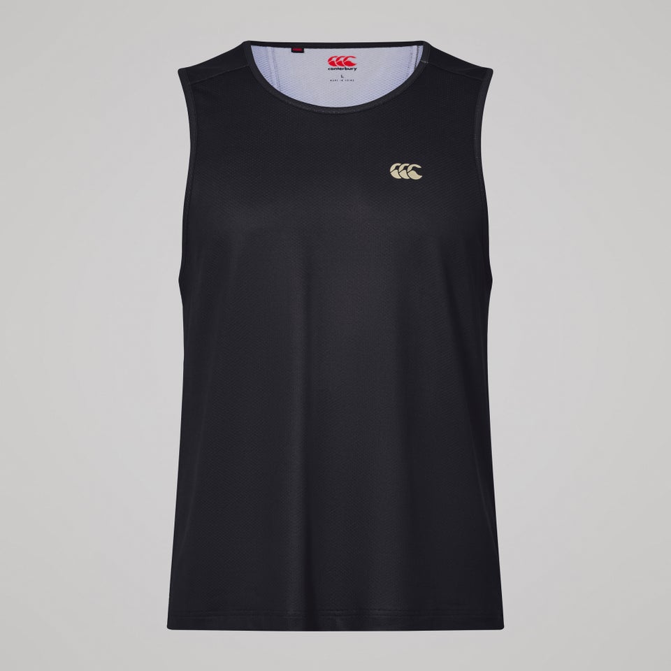 Mens Tempo+ Singlet Black