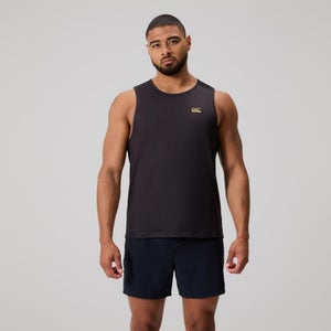 MENS TEMPO+ SINGLET BLACK - 3XL