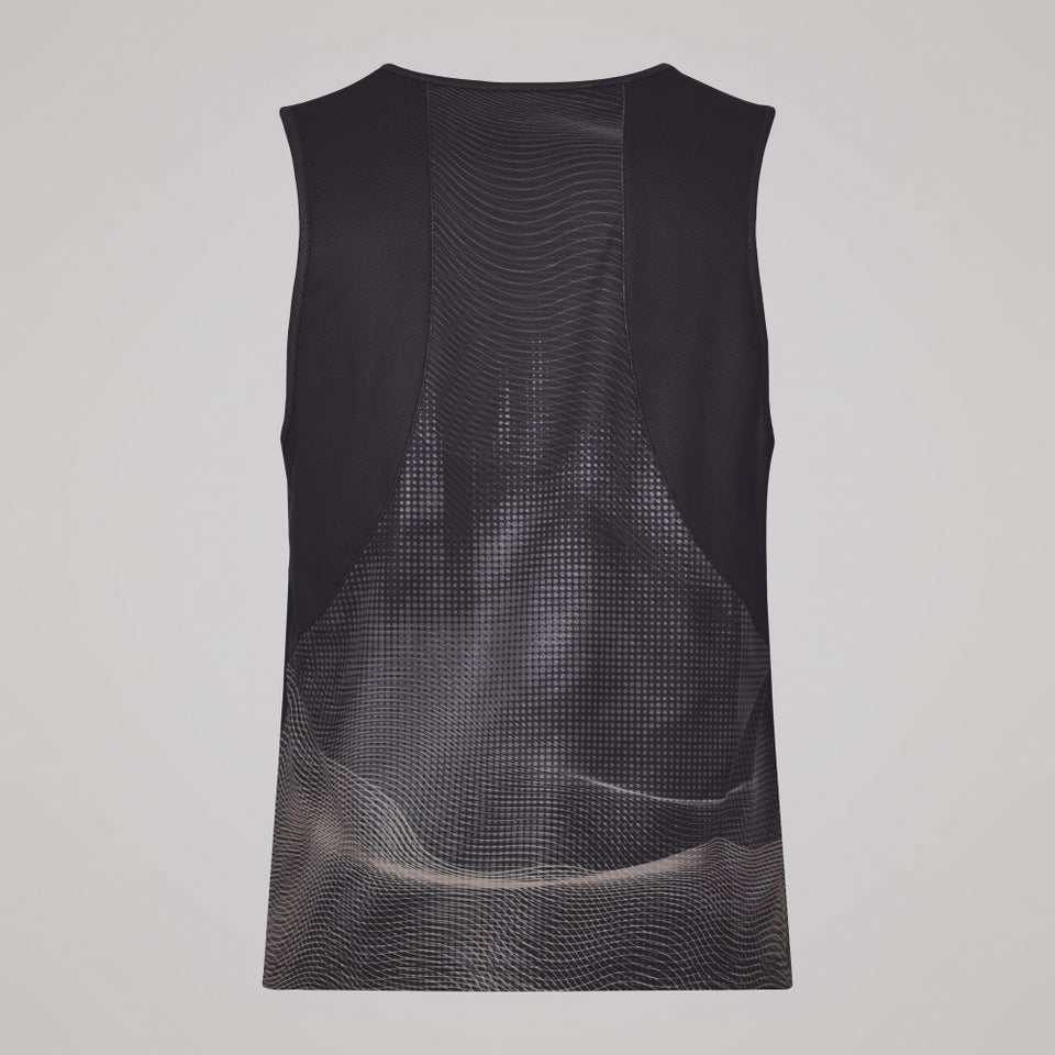 Mens Tempo+ Singlet Black