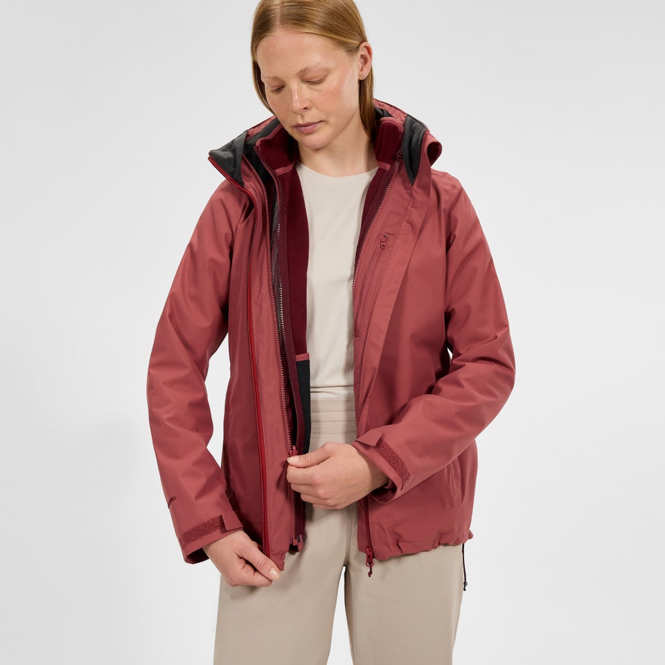 Women's Roam Gemini 3in1 Jacket - Red