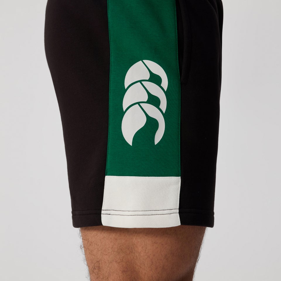 Mens Ireland Legends 7 Inch Shorts Black/Green/White