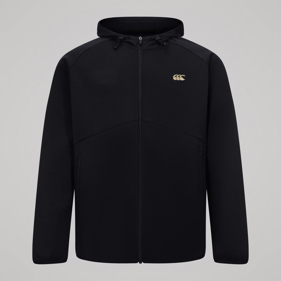 Mens Tempo+ Full-Zip Hoodie Black