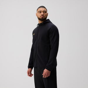 MENS TEMPO+ FULL-ZIP HOODIE BLACK
