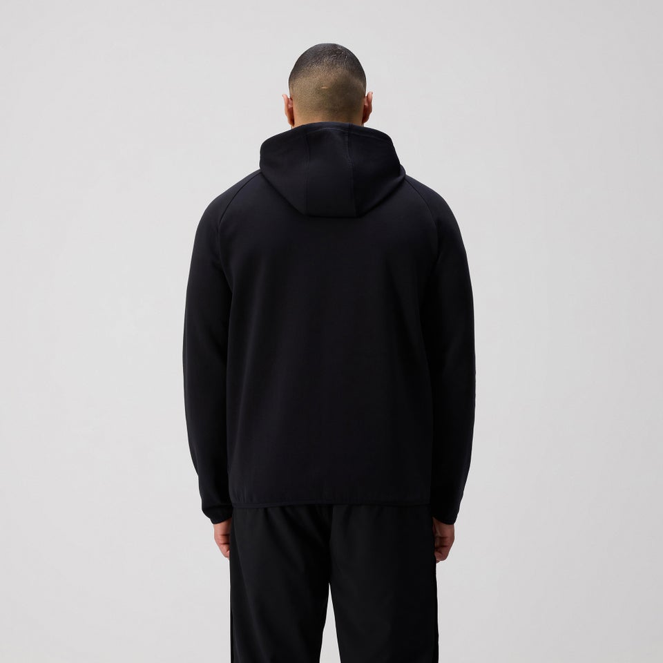 MENS TEMPO+ FULL-ZIP HOODIE BLACK