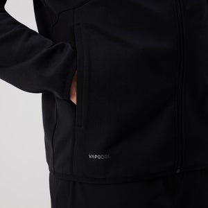 MENS TEMPO+ FULL-ZIP HOODIE BLACK