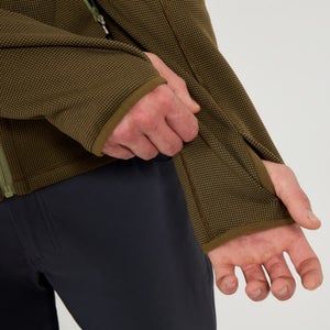 Pravitale MTN 2.0 Hoody Fleecejacke für Herren - Grün/Braun