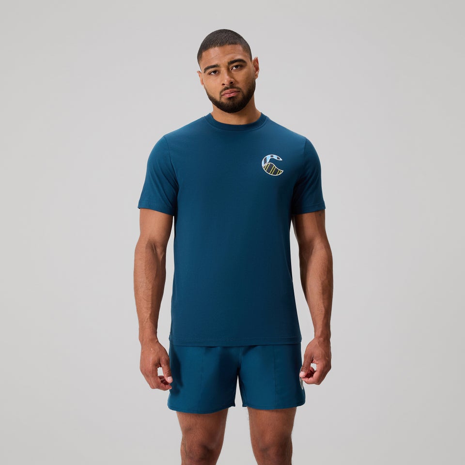 MENS UGLIES LOGO T-SHIRT MOONLIT OCEAN