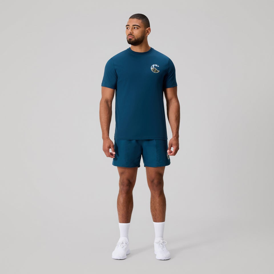 MENS UGLIES LOGO T-SHIRT MOONLIT OCEAN