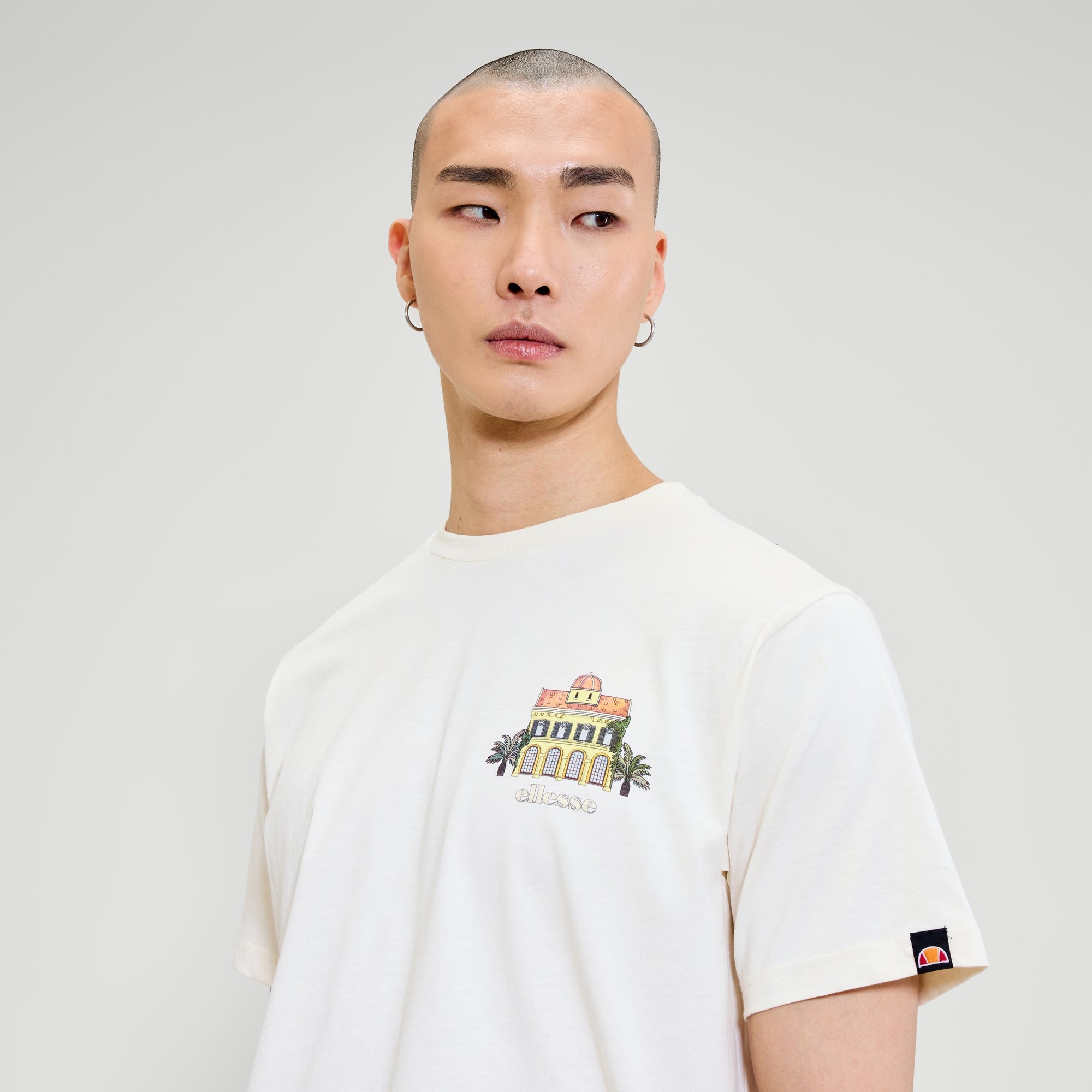 Men's Piazzo Tee Off White | ellesse UK