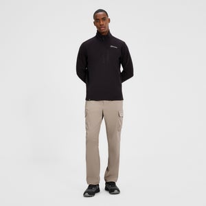 Men's Prism Micro Half Zip Polartec Fleece  - Black