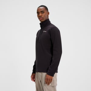 Men's Prism Micro Half Zip Polartec Fleece  - Black