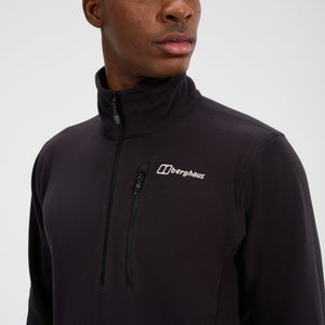 Men's Prism Micro Half Zip Polartec Fleece  - Black