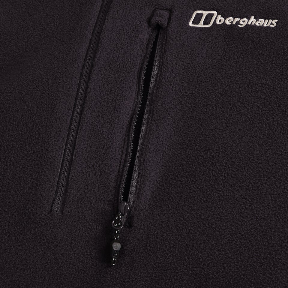 Men's Prism Micro Half Zip Polartec Fleece  - Black