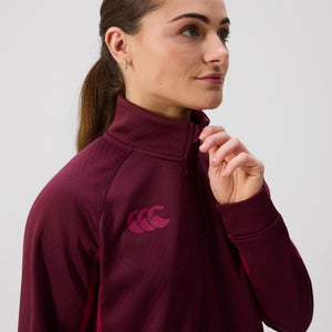 Womens Ireland 1/4 Zip Training Top Purple