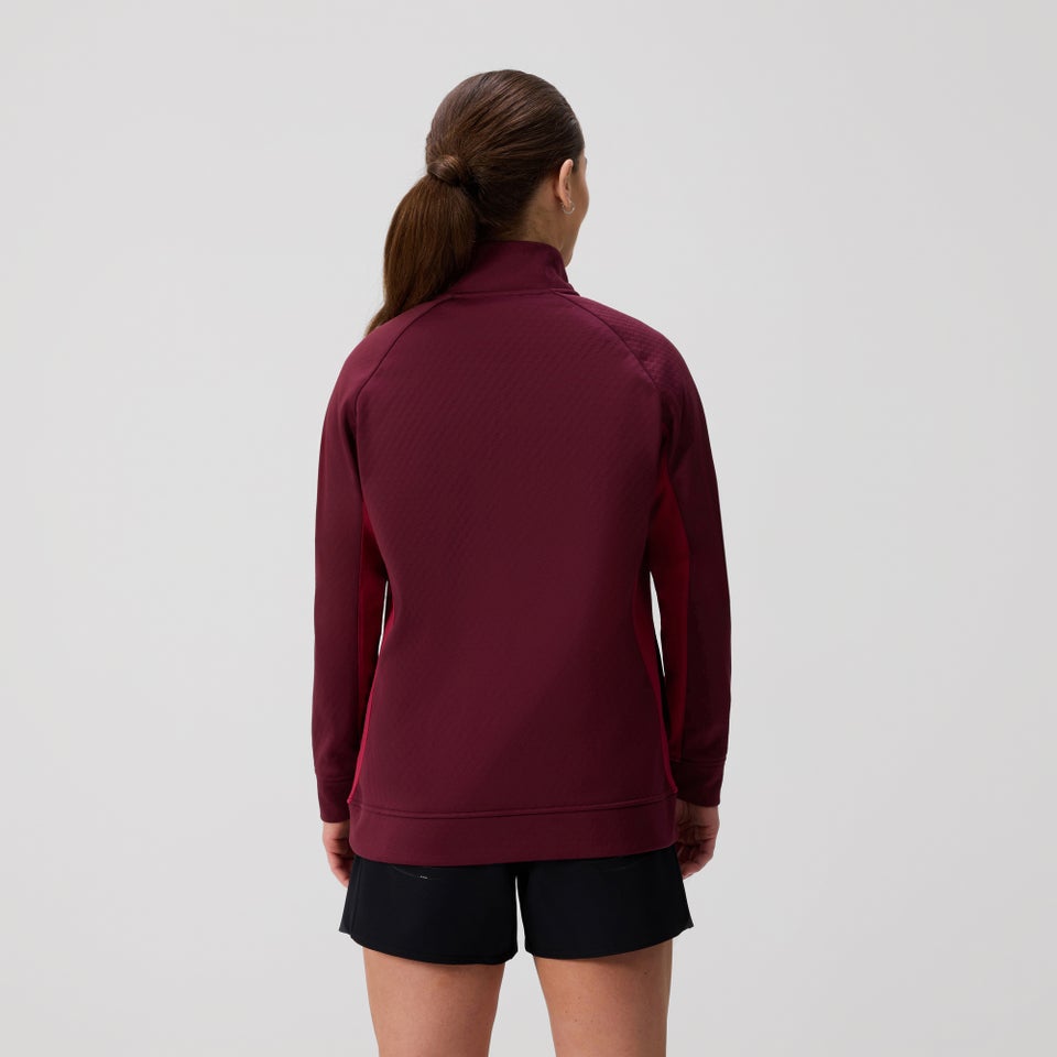 Womens Ireland 1/4 Zip Training Top Purple