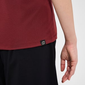 Women's Coneflower Short Sleeves Tee - Red