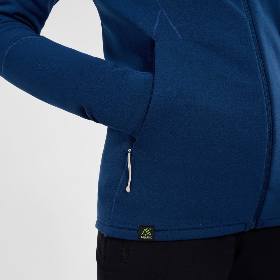 Kinetic Powerstretch Hoody für Damen - Blau