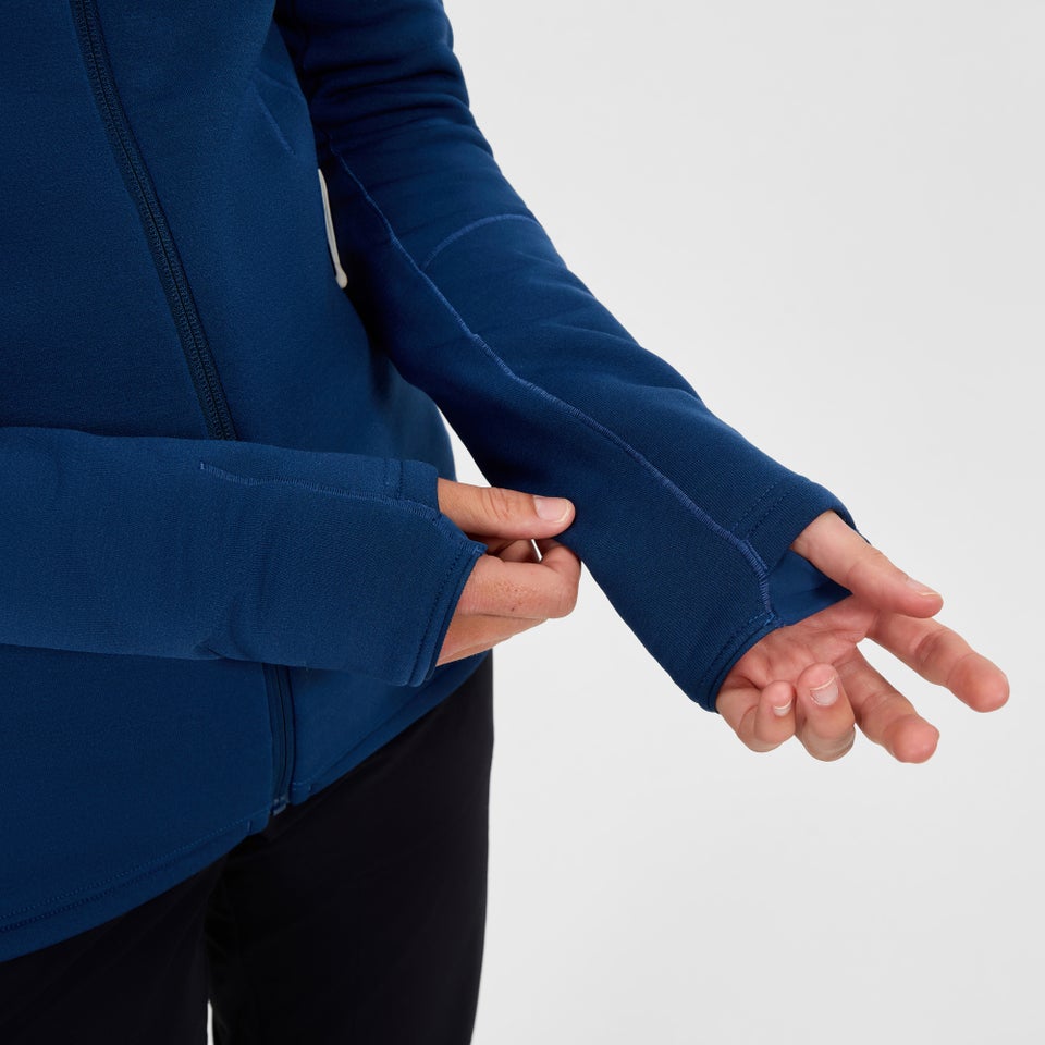 Kinetic Powerstretch Hoody für Damen - Blau