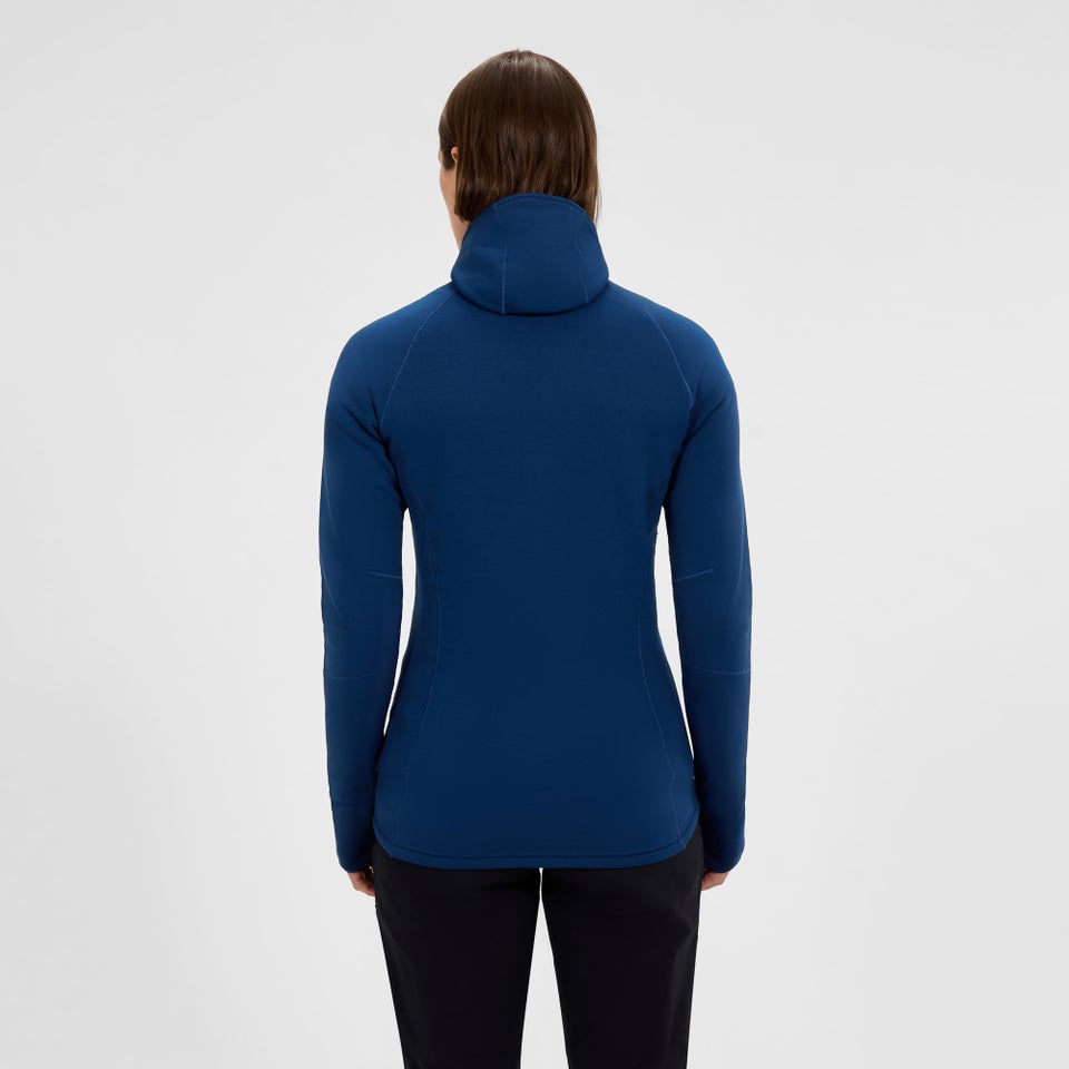 Kinetic Powerstretch Hoody für Damen - Blau