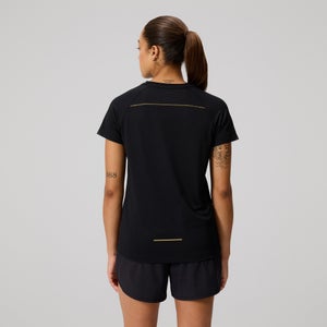 WOMENS TEMPO+ TRAINING T-SHIRT BLACK