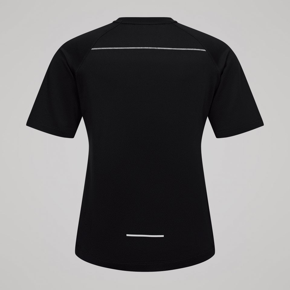 Womens Tempo+ Training T-Shirt Black