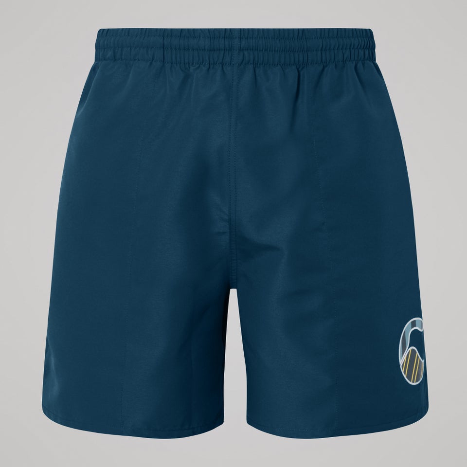 Mens Uglies Logo 5 Inch Tactic Shorts Blue