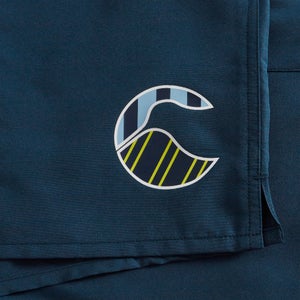 Mens Uglies Logo 5 Inch Tactic Shorts Blue