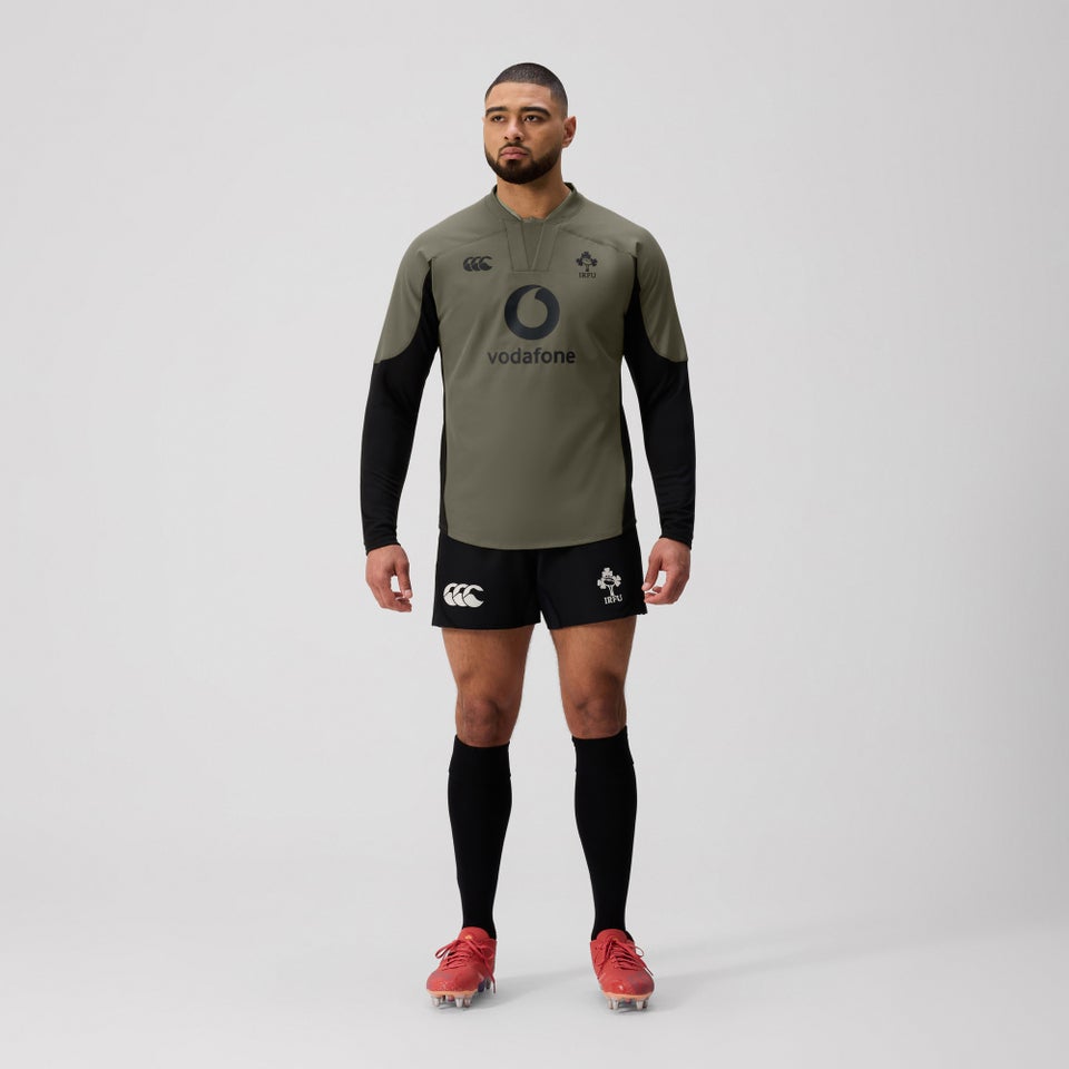 Mens Ireland Tech Drill Top Green/Black