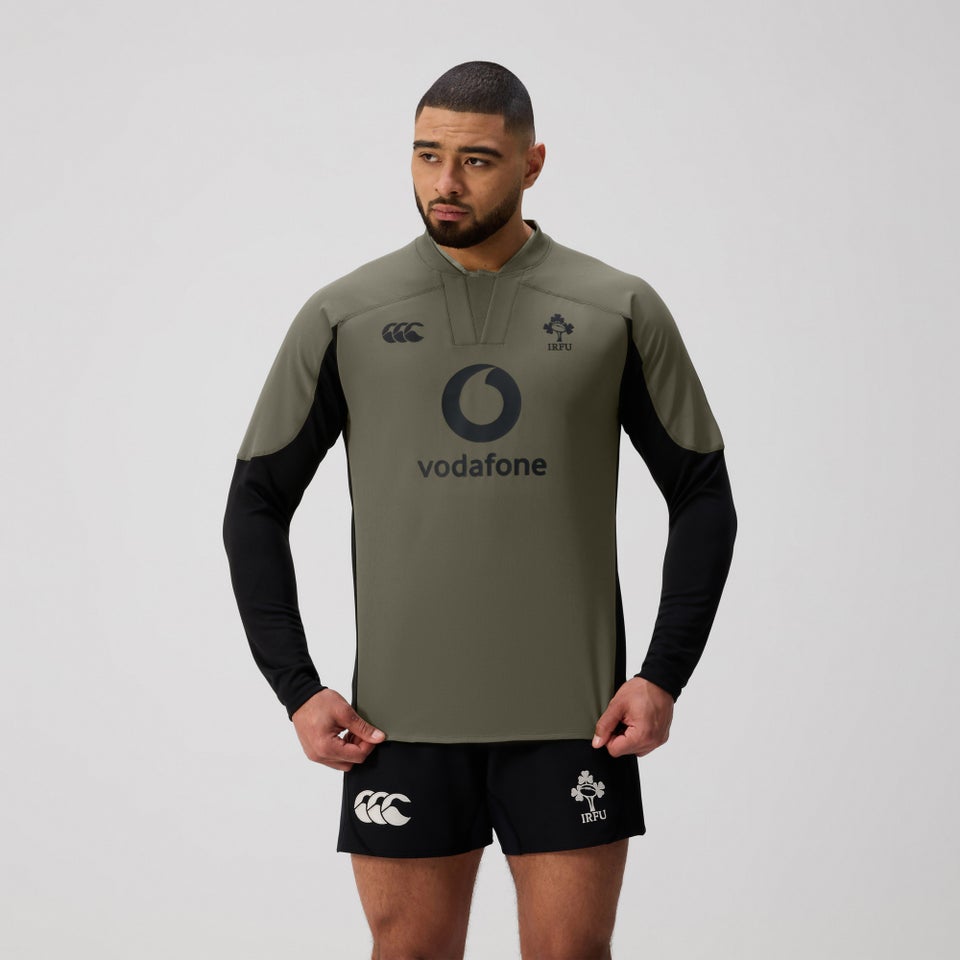 Mens Ireland Tech Drill Top Green/Black