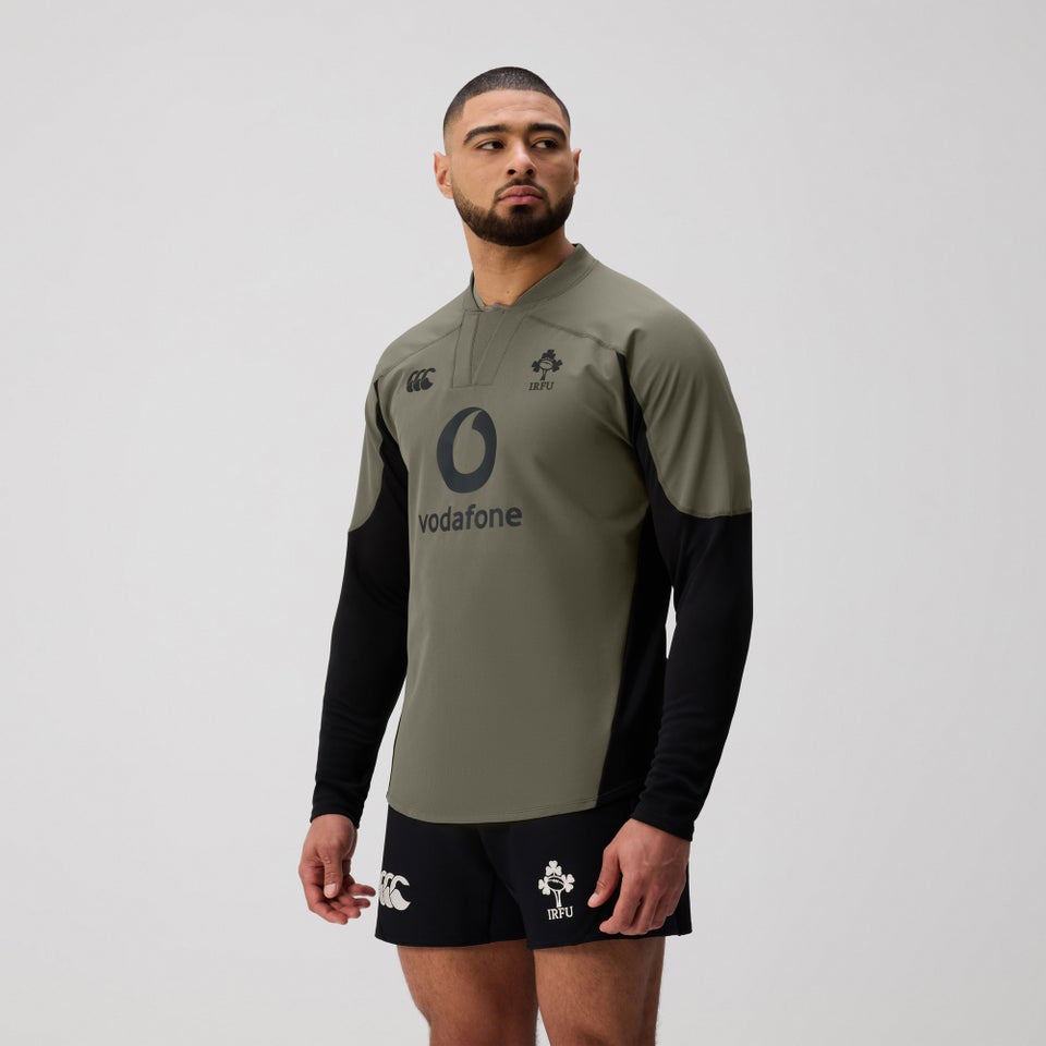 Mens Ireland Tech Drill Top Green/Black
