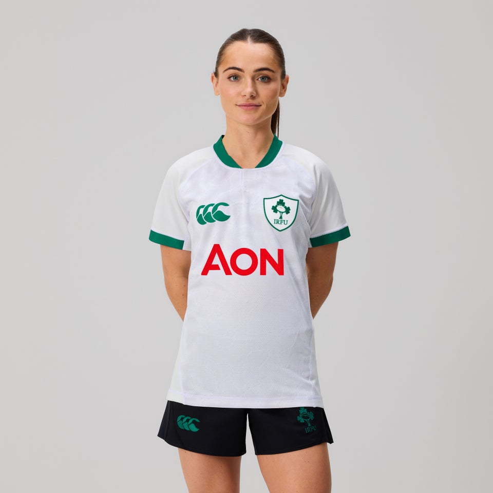Womens Ireland Alternative Test Jersey (NB) White/Black