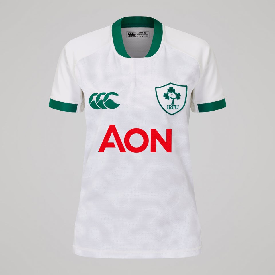 Womens Ireland Alternative Test Jersey (NB) White/Black