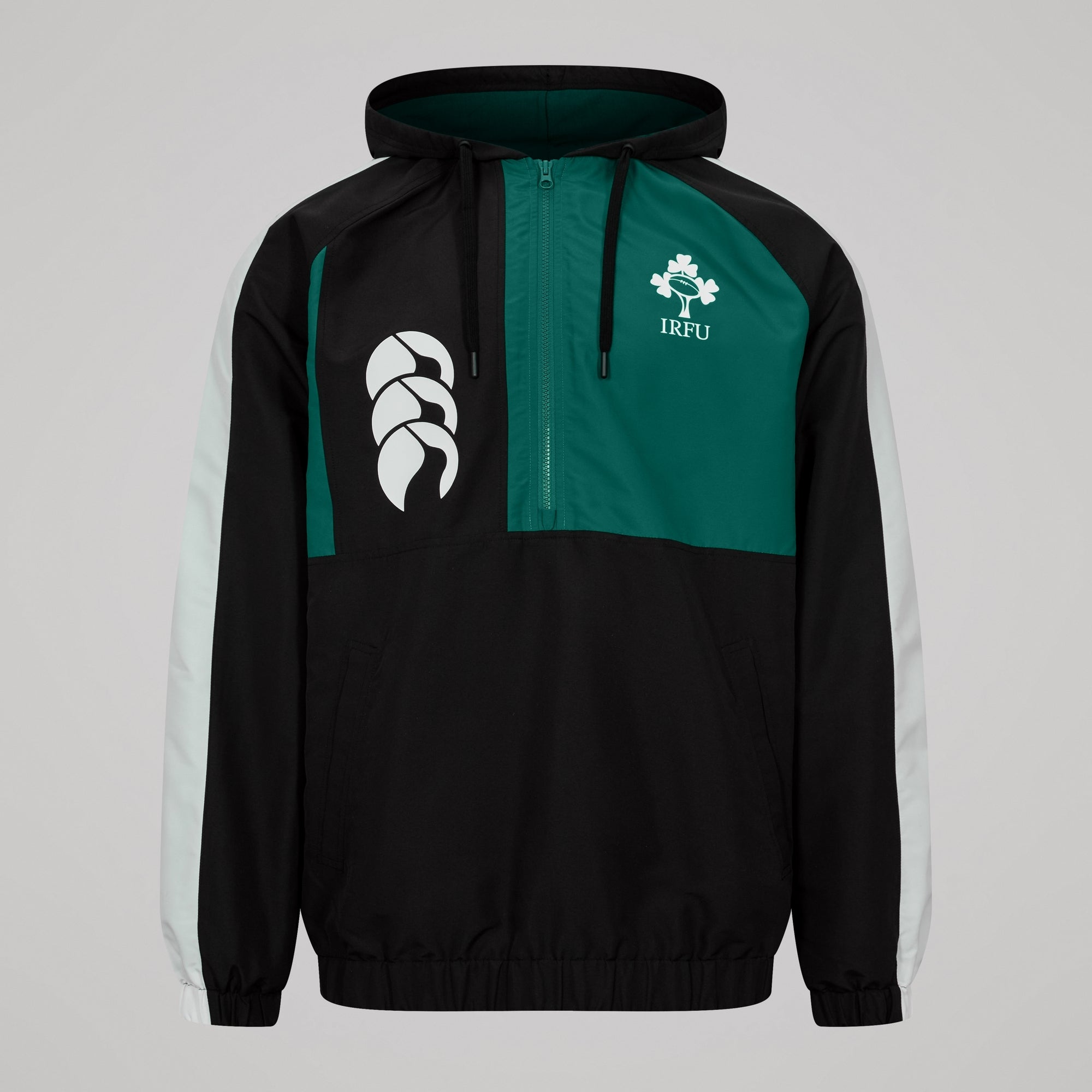 Mens Ireland Legends 1/4 Zip Jacket Black | Canterbury