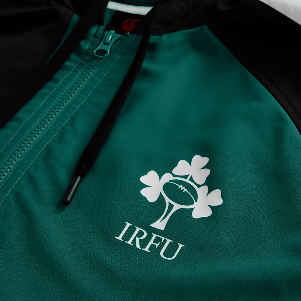 Mens Ireland Legends 1/4 Zip Jacket Black