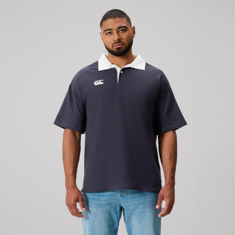 MENS FUNDAMENTALS SHORT SLEEVE RUGBY INDIA INK