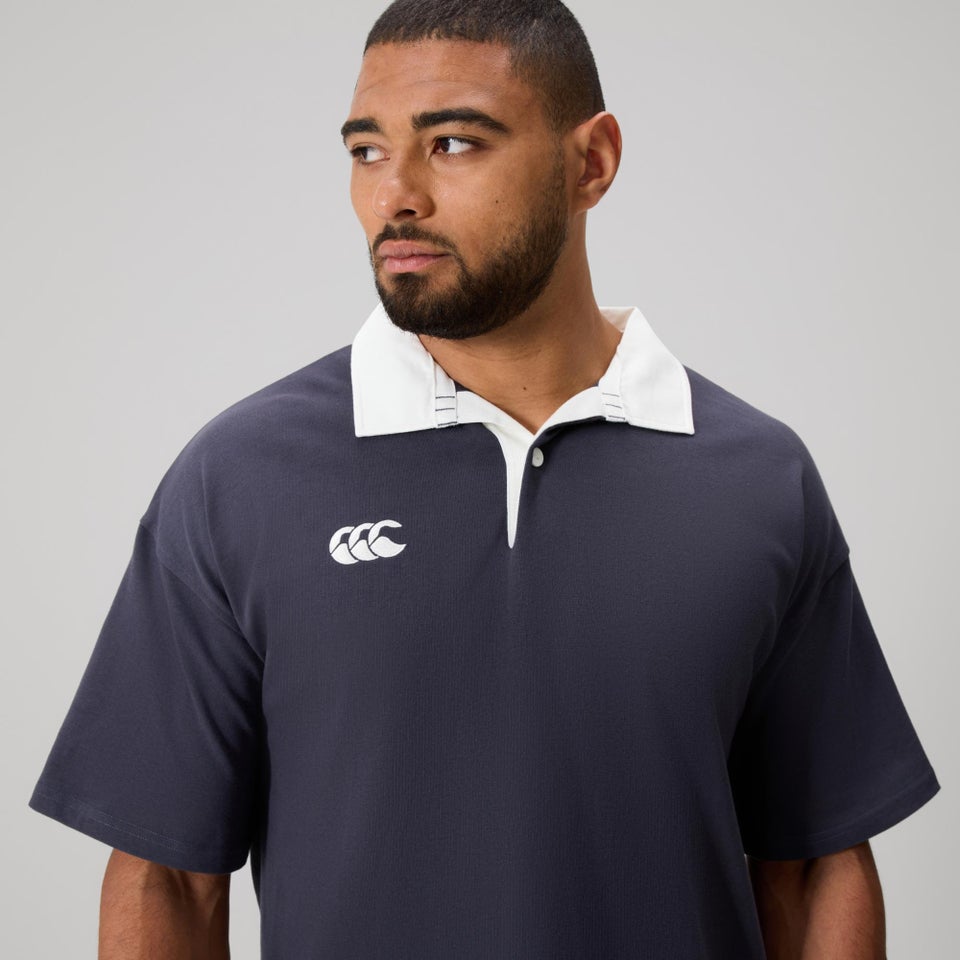 MENS FUNDAMENTALS SHORT SLEEVE RUGBY INDIA INK