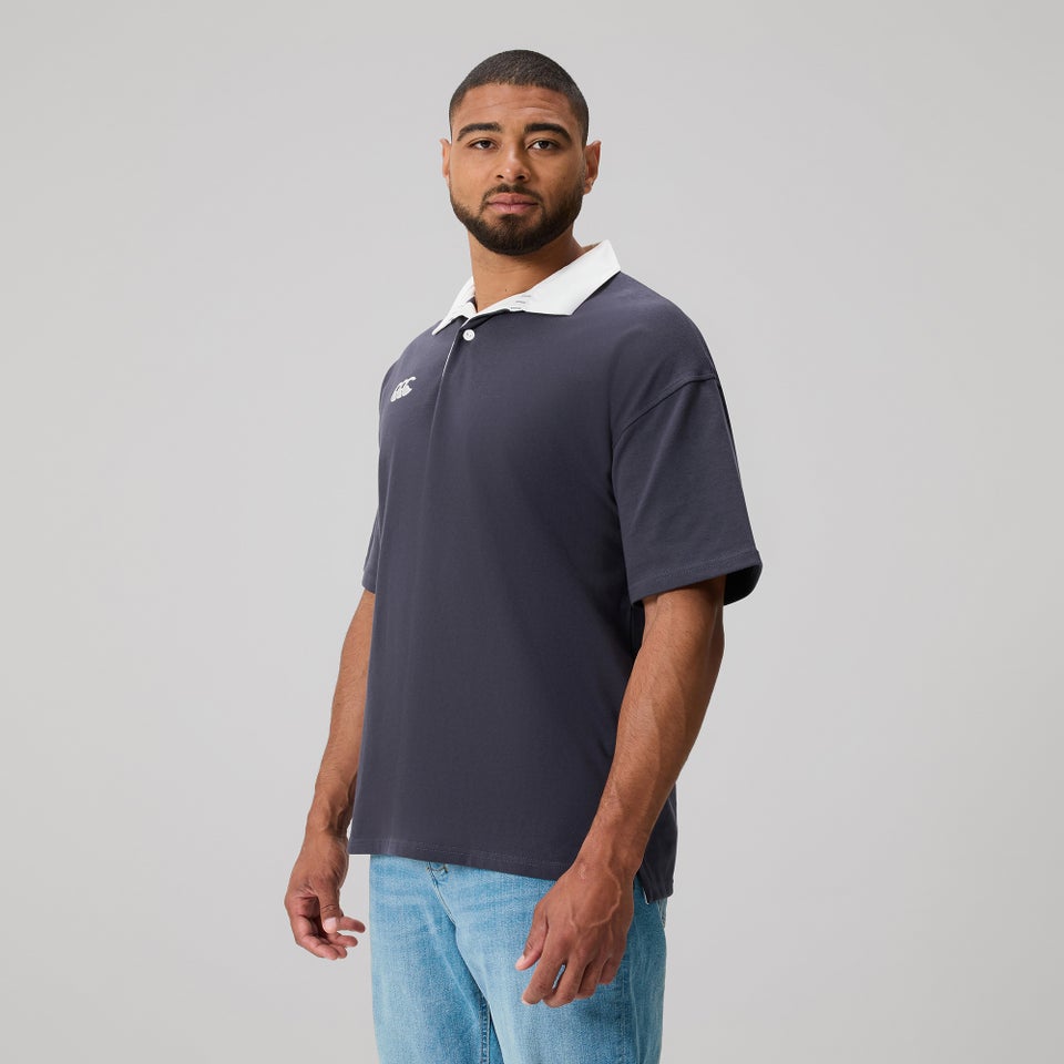 MENS FUNDAMENTALS SHORT SLEEVE RUGBY INDIA INK