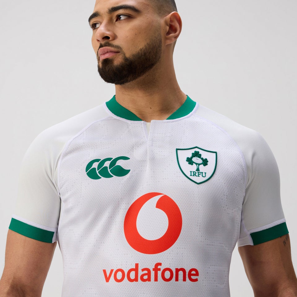 Mens Ireland Alternative Test Jersey White/Green