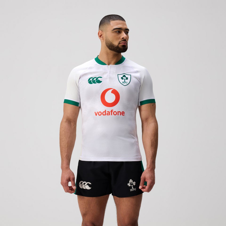Mens Ireland Alternative Test Jersey White/Green