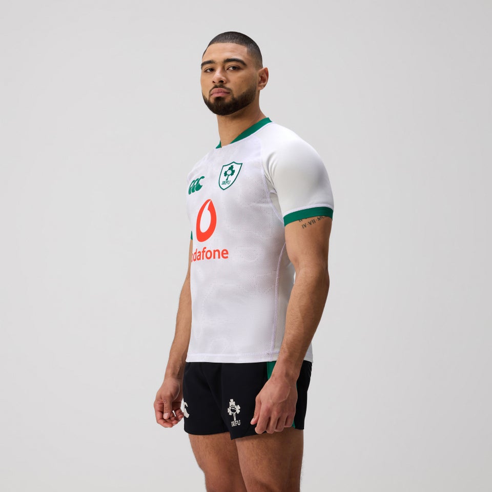 Mens Ireland Alternative Test Jersey White/Green