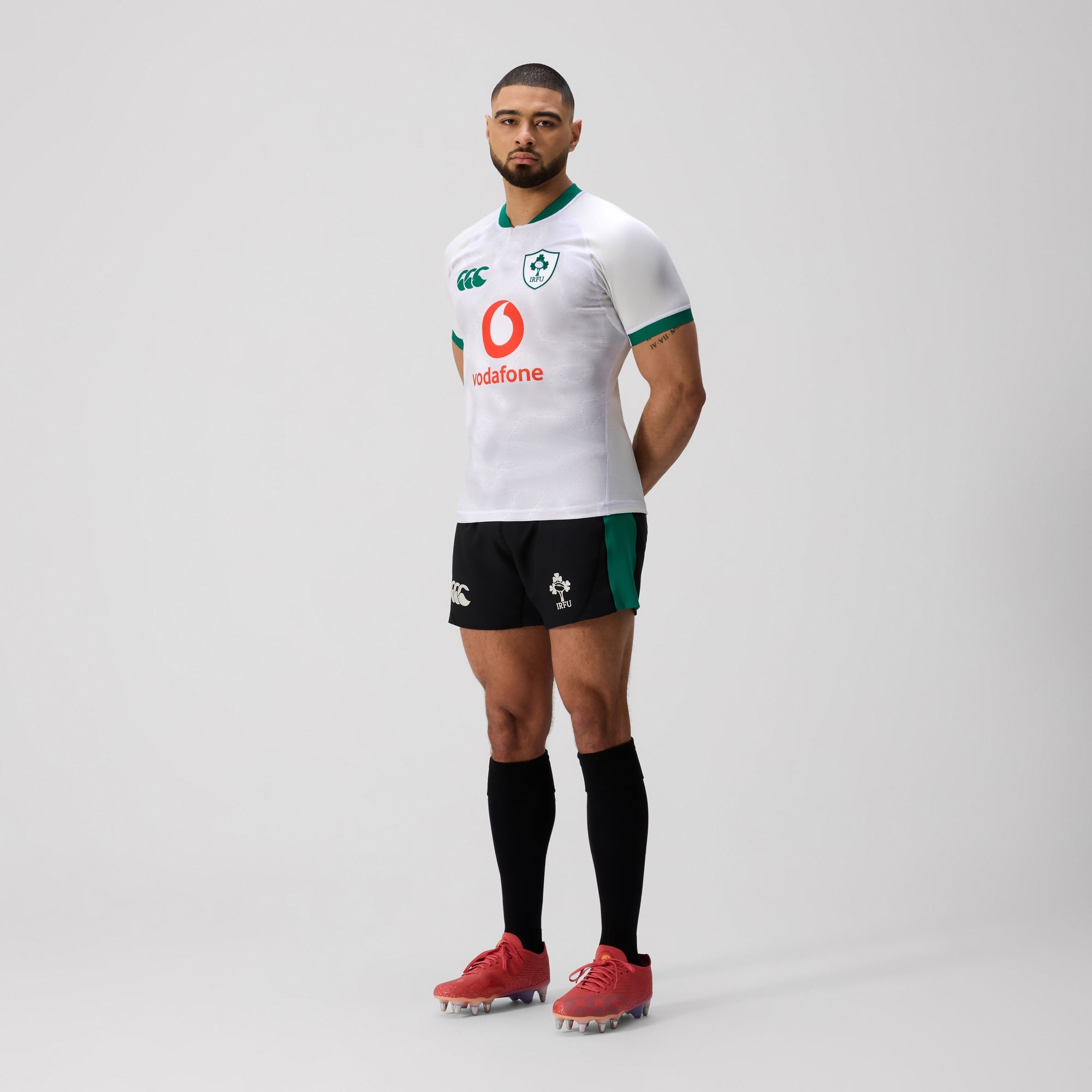 Mens Ireland Alternative Test Jersey White/Green | Canterbury
