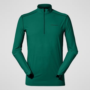 Men's  24/7 Half Zip Long Sleeve Tech Tee - Green