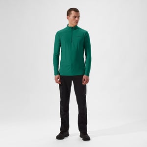 Men's  24/7 Half Zip Long Sleeve Tech Tee - Green