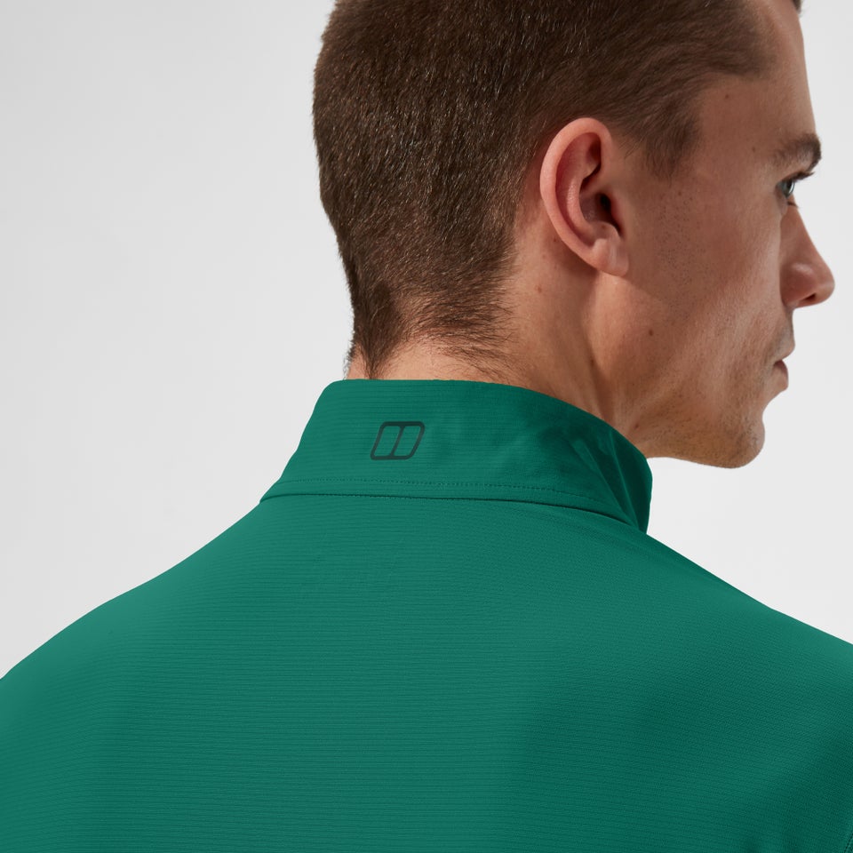Men's  24/7 Half Zip Long Sleeve Tech Tee - Green