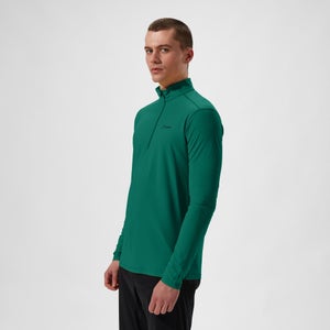 Men's  24/7 Half Zip Long Sleeve Tech Tee - Green