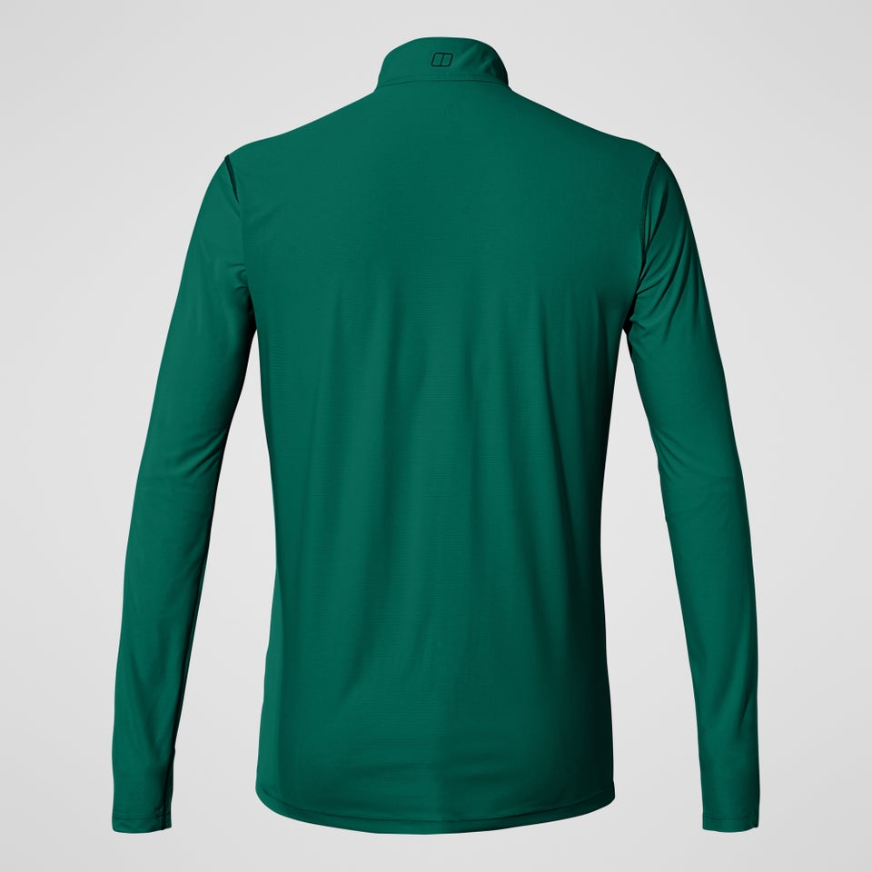 Men's  24/7 Half Zip Long Sleeve Tech Tee - Green