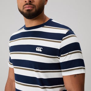 MENS FUNDAMENTALS STRIPE T-SHIRT NAVY