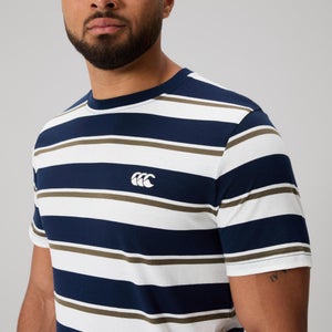 MENS FUNDAMENTALS STRIPE T-SHIRT NAVY