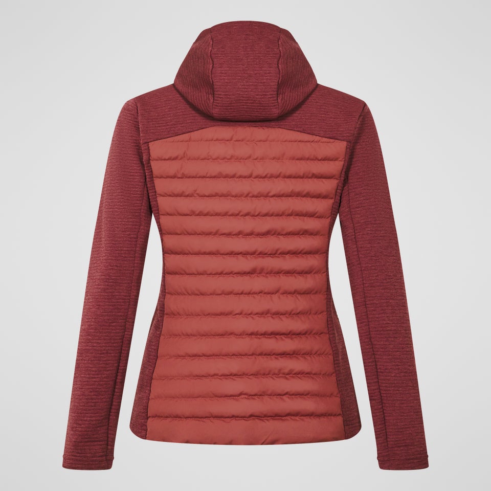 Women's Nula Hybrid Synthetic Insulated Jacket  - Red