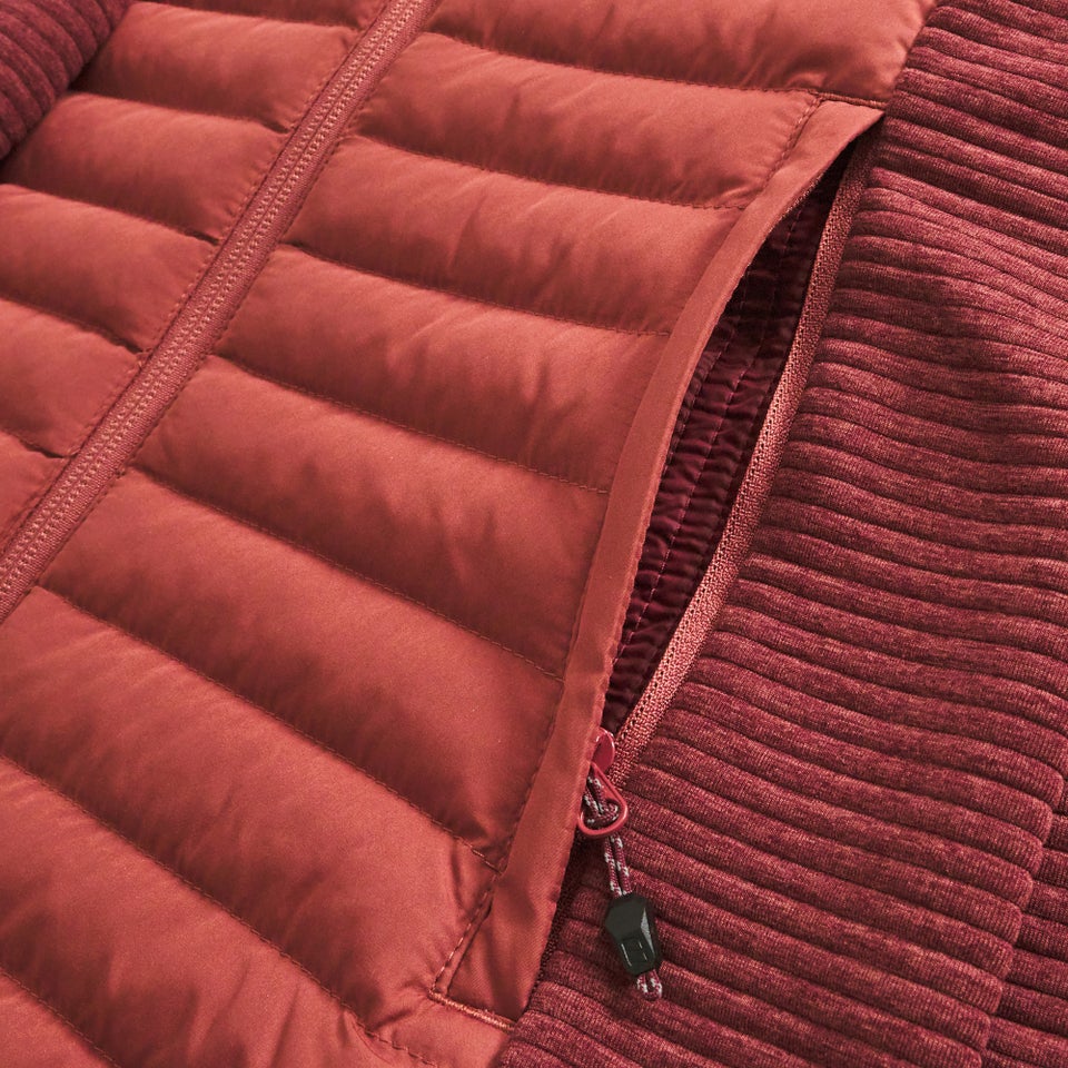 Women's Nula Hybrid Synthetic Insulated Jacket  - Red